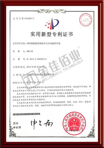 網(wǎng)絡(luò)攝像機組合線